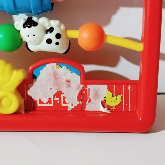 FisherPrice Toys Vintage 991 Fisher Price Crib Toy Hard Plastic Movable Activity Center